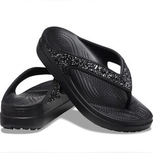 Crocs Sloan Glitter Flip Flops